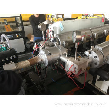 PVC Double Wall Corrugated Pipe Extrusion Machine